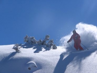  En lo profundo de la nieve polvo 